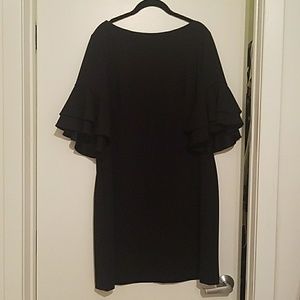 Ruffle Sleeve Dress